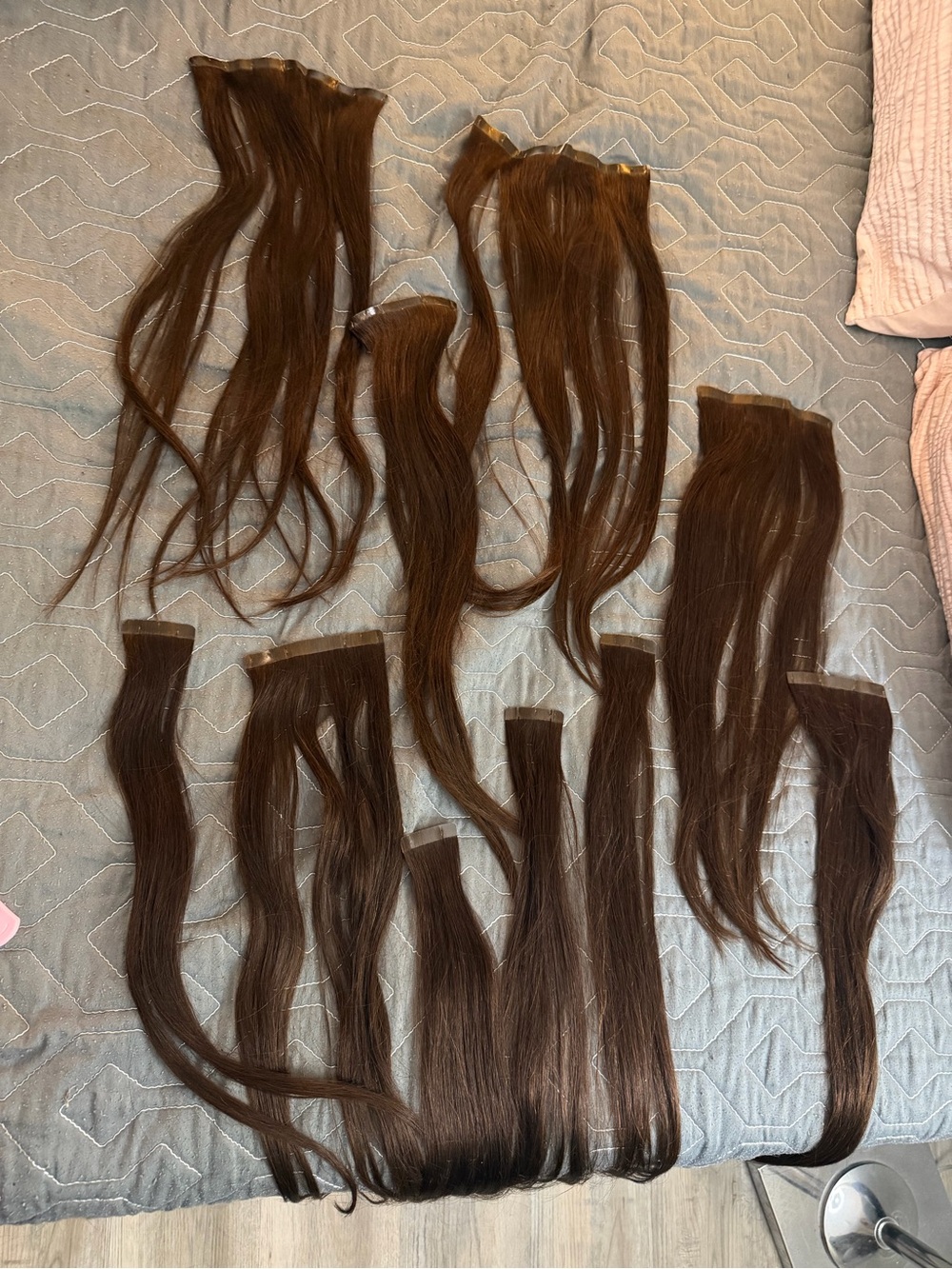 20”Clip-In Hair Extensions - Brown